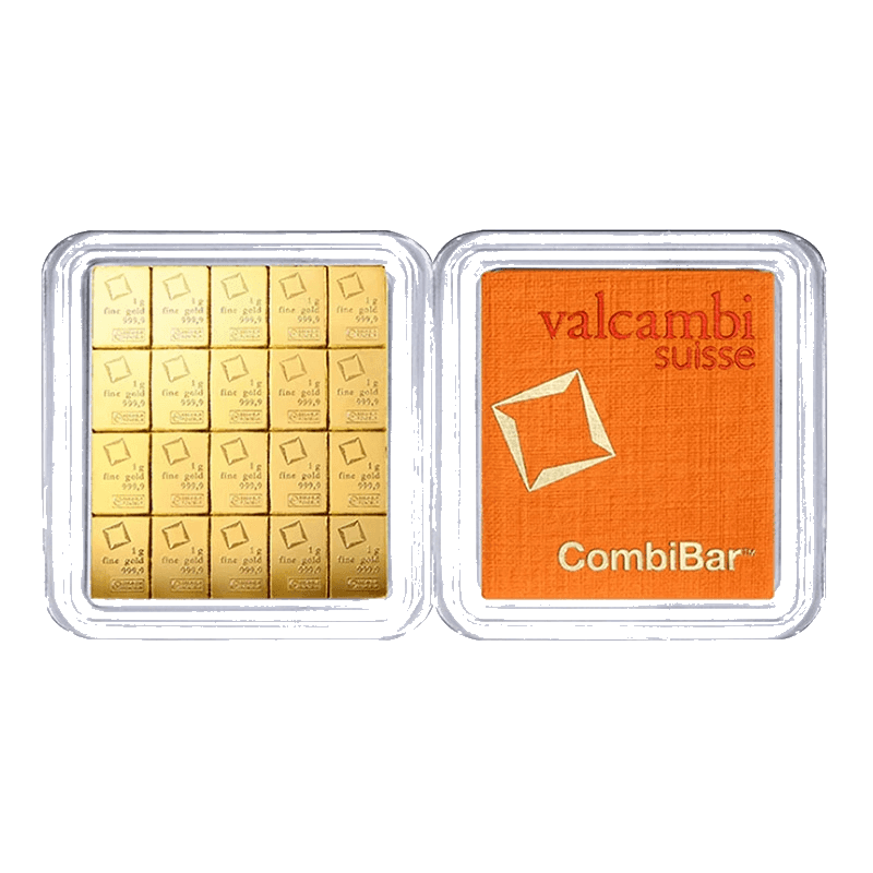 CombiBar 20g (20x1g) Valcambi Suisse (au 999,9)